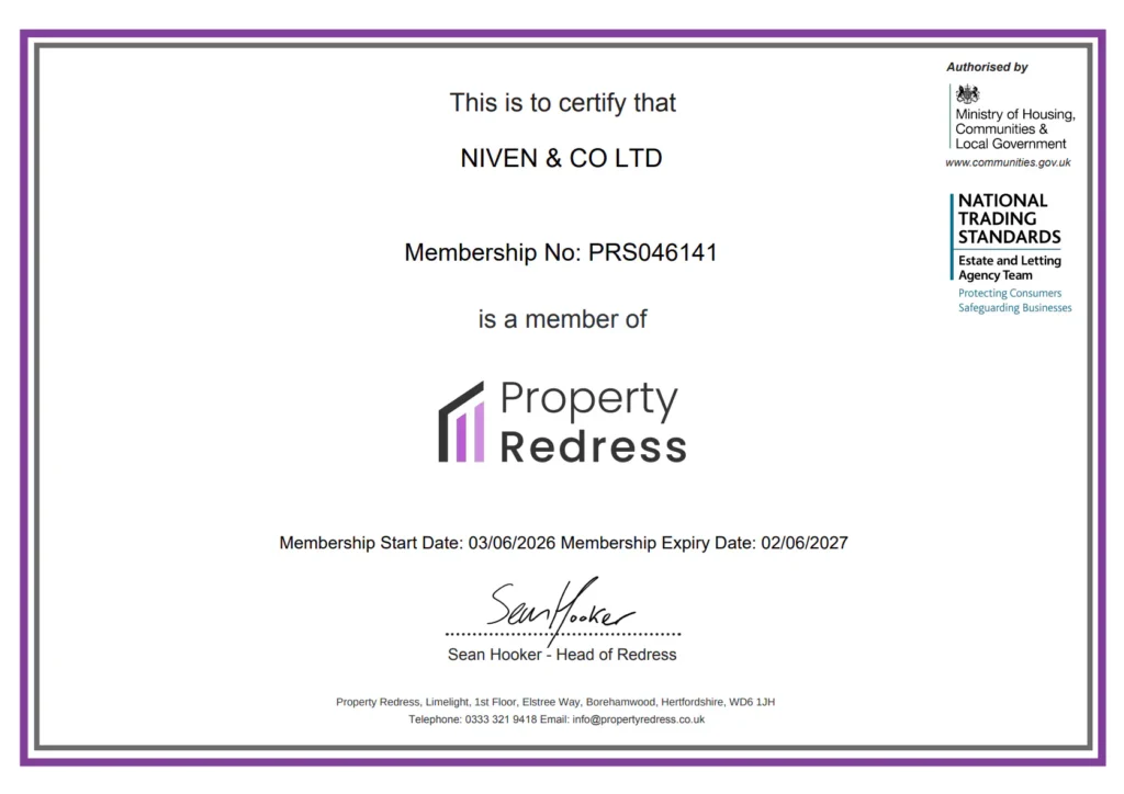 PRS Membership Certificate